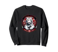 Bak Fu Pai Tigre Blanc Arts Martiaux Chinois Sweatshirt