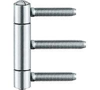 SIMONSWERK Charnière à enfoncer BAKA C1-15 WF Topzink 60 kg 3 pièces DIN L/R pour portes en bois