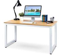 BAKAJI Bureau de Travail pour PC, Ordinateur, Plan en Bois MDF avec Structure en métal, Meuble, Maison, Bureau, Chambre, Design Moderne, Dimensions 120 x 60 x H70 cm, Unique