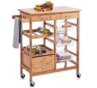 BAKAJI Desserte de Cuisine en Bambou