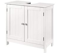 BAKAJI Meuble sous lavabo Salle de Bain 2 étagères, Bois, différentes