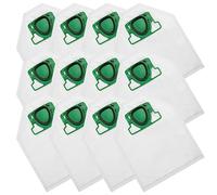 BAKAJI VK200 VK200S Lot de 12 sacs de rechange compatibles pour aspirateur Folletto Blanc