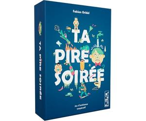 Bakakou TA Pire SOIRÉE Devinez Les Scénarios de Vos Amis Jeu Adulte 3 à 8 | Devinez la pire et la moins pire soirée de vos amis dans un jeu coopératif qui révèle à quel point vous vous connaissez.