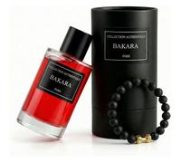 Bakara - Coffret Eau de Parfum 50ml + Bracelet Diffuseur en Pierre de Lave Offert - Parfum Unisexe Longue Durée - Collection