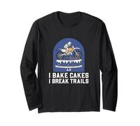 Bake Cakes Motocross Cuisson Dirt Bike Rider Offroad Biking Manche Longue