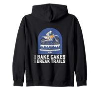 Bake Cakes Motocross Cuisson Dirt Bike Rider Offroad Biking Sweat à Capuche