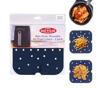 Bake-O-Glide AFL003 Doublure de friteuse à air, PTFE, bleu