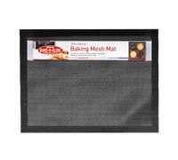 Bake-O-Glide Silbread01 Tapis de cuisson en maille de verre tissé avec revêtement en silicone Noir