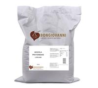 BAKE Protein Mix - Profi Low Carb & High Protein (34 g de protéines / 46 g de fibres) pour pizza, pain, focaccia et bonbons - Sac de 25 kg