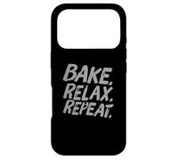 Bake Relax Repeat Hi I'm The Baker It's Me Funny Baker Citation Coque pour iPhone 17 Pro
