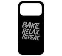 Bake Relax Repeat Hi I'm The Baker It's Me Funny Baker Citation Coque pour iPhone 17 Pro Max
