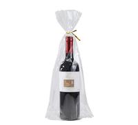 BakeBaKönig Grand sac en fonte pour violoncelle avec cravates Transparent 30,5 x 45,7 cm + 10,1 cm