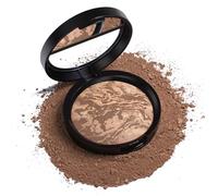 Baked Correcting Powder Foundation, Fond De Teint Poudre Correcteur, Palette Contouring, Palette Maquillage, Poudre Matifiante, Texture Lisse Et Compacte, éclaircissement Naturel, Fard à Paupières, 9g