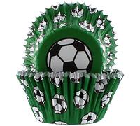 Baked with Love Lot de 25 caissettes de cuisson avec doublure en aluminium - 50 mm - Résistantes à la graisse - Pour anniversaire, célébration, fête - Vert (686973)