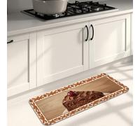 Baked with Love - Tapis de cuisine doux à motif rustique vintage, confortable, confortable, lavable pour cuisine, évier, buanderie, salle de bain, 40,6 x 119,4 cm