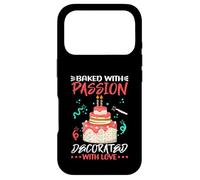 Baked with Passion Baking Cake Decorator Coque pour iPhone 17 Pro