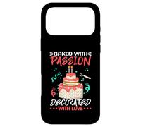 Baked with Passion Baking Cake Decorator Coque pour iPhone 17 Pro Max