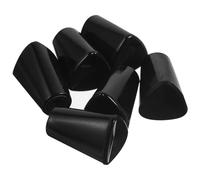 Bakélite Bouton de Couvercle de Casserole Noire 6 Pièces | Poignée à Perle, Protection la Chaleur, Prise Sûre Quand C’est Mouillé, pour Couvercles en Verre
