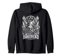 Bakeneko Cat of Omens Chat démon Japonais Sweat à Capuche