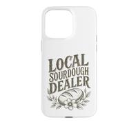Baker à Pain au levain rétro avec Un revendeur Local de levain Coque pour iPhone 15 Pro Max