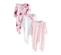 BAKER BY TED BAKER Bébé Fille Lot de 3 Dors-Bien Rose 0-3 Mois