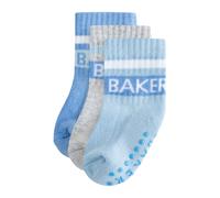 Baker by Ted Baker Chaussettes bleu ciel / bleu clair / gris clair / blanc, Taille 6-12 mths