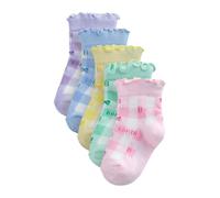 Baker by Ted Baker Chaussettes bleu clair / jaune / vert clair / lavande / rose, Taille 1-2 yrs