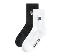 Baker by Ted Baker Chaussettes noir / blanc, Taille 26,5-30,5