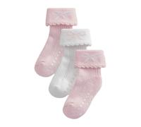 Baker by Ted Baker Chaussettes rose / blanc, Taille 6-12 mths