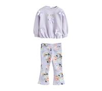 BAKER BY TED BAKER Fille Sweat ballon avec nœud en satin et legging évasé | 2 pièces, Coupe standard