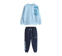 BAKER BY TED BAKER Garçon Ensemble pull oversize à motif et pantalon de jogging Bleu 9 Ans