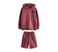 BAKER BY TED BAKER Garçon Ensemble sweat à capuche oversize et short Mauve Purple 12 Ans