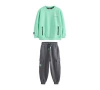 Baker by Ted Baker Survêtement gris basalte / vert pastel / vert clair / noir, Taille 140