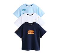 Baker by Ted Baker T-Shirt bleu marine / bleu clair / orange / blanc, Taille 146