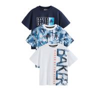 Baker by Ted Baker T-Shirt bleu marine / opal / orange / blanc, Taille 110