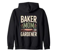 Baker Mom Jardinier Pâtisserie et Jardinage Vie Sweat à Capuche