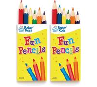 Baker Ross AR404 Mini-Crayons de coloriage Que Les Enfants pourront Utiliser pour Les projets d'art Plastique et de Loisirs créatifs (par Lots de 6) (Lot de 2)