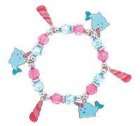 Baker Ross AT720 Kits de bracelets à breloques narvals - Loisirs créatifs à thème pour enfants (Paquet de 3)