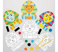 Baker Ross AT838 Kits de sphinx aimantés en sable coloré - Loisirs créatifs à thème pour enfants (Paquet de 6)