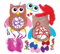 Baker Ross Attrape Reves a Fabriquer en forme de Hibou - Lot de 4, Activites Manuelles pour Enfants (AW855)