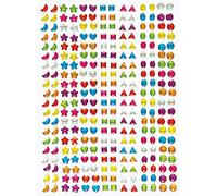 Baker Ross Autocollants Effet Crystal (Lot de 280)- Idéal pour la création de Cartes, EV905