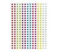 Baker Ross Autocollants étoilés brillants translucides (lot de 280) - Matériel créatif pour enfants et adultes