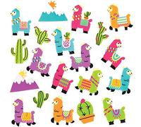 Baker Ross Autocollants lamas en mousse (Paquet de 120)