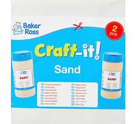 Baker Ross AW427 Sable pailleté - Lot de 6, pour tous les projets artistiques, les travaux manuels à coller ou pour remplir les vases, Assortis