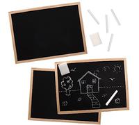 Baker Ross AX378 Grands Tableaux En Bois, Lot De 3, Tableaux De Craie Pour Le Dessin D'Enfants, Les Devoirs, La Salle De Classe, Les Mariages Ou La Signalisation