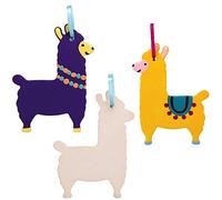 Baker Ross AX590 Décorations De Lama Pour Enfants À Peindre - Pack De 5, Faites Votre Propre Ornement Pour Les Arts Et L'Artisanat Pour Enfants