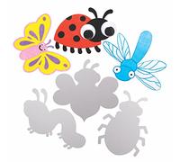 Baker Ross AX823 cartes insectes - Paquet de 30, parfaites pour les enfants à peindre et décorer, idéales pour l'école, l'artisanat, les groupes d'artisanat, les cadeaux et plus encore