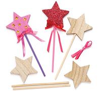Baker Ross Baguettes magiques en bois (lot de 6) - Loisirs créatifs pour enfants