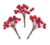 Baker Ross Baies Rouges artificielles (Paquet de 100)- Ideal pour Le Loisir Créatif