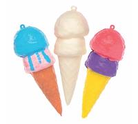 Baker Ross balles crème glacée personnalisée (Paquet de 6) - Loisirs créatifs à thème pour enfants